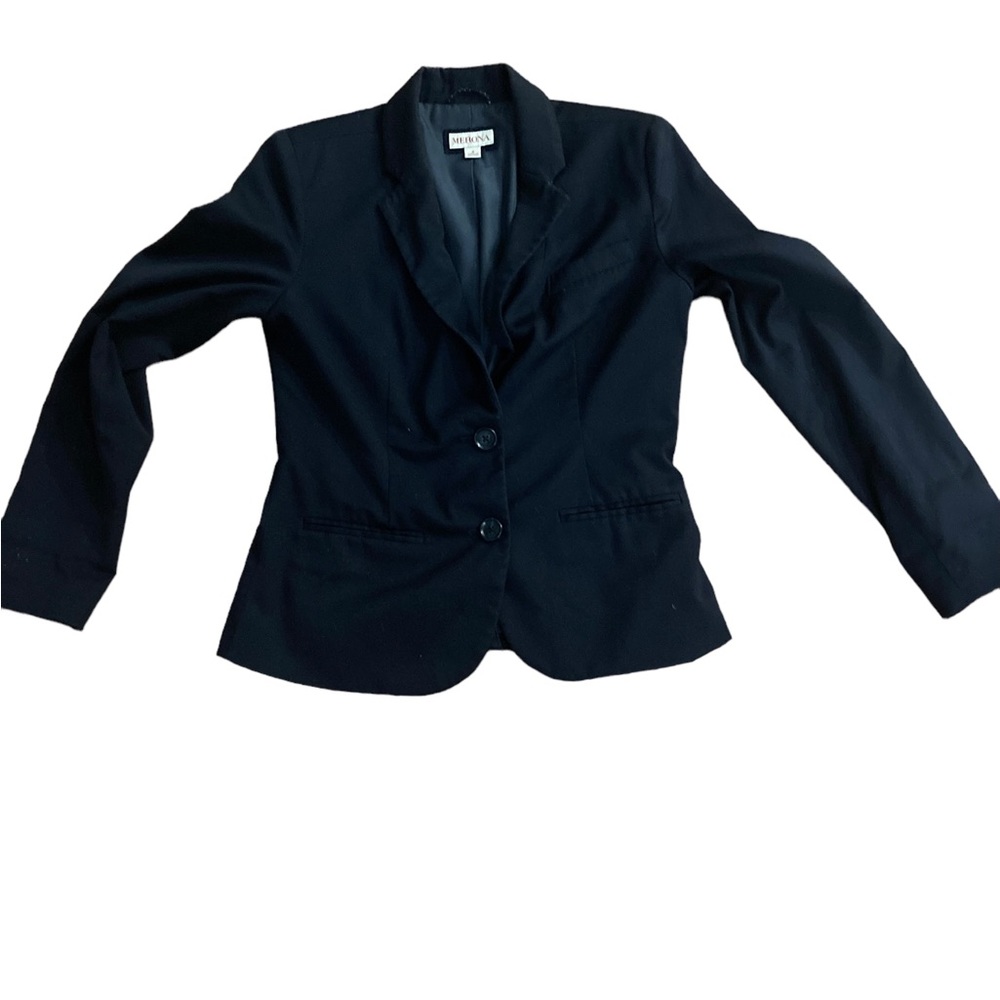 Merona Vintage Navy Blue Blazer- size 4-Classic & Great!